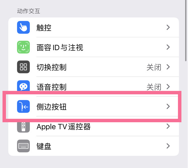 光村镇苹果14维修店分享iPhone14 Plus侧键双击下载功能关闭方法 