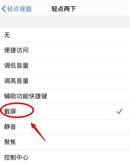 光村镇苹果手机维修分享iPhone12如何启用双击截屏 